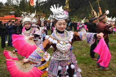 廣西融水:歡樂坡會慶新春